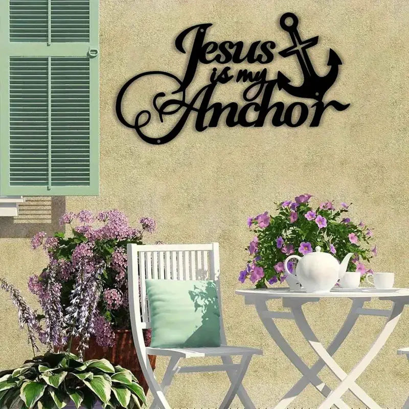 Jesus is my Anchor Acrylic Wall Decoration
