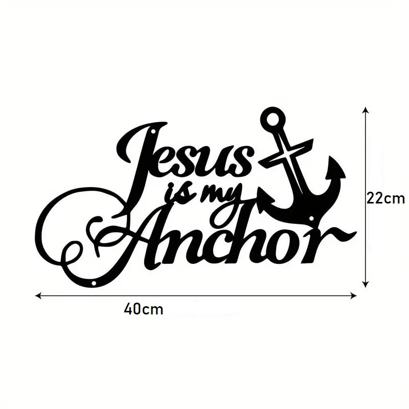 Jesus is my Anchor Acrylic Wall Decoration