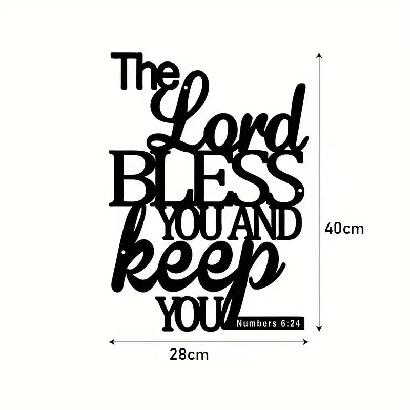 Numbers 6:24 Acrylic Wall Decoration Custom 3D Factory