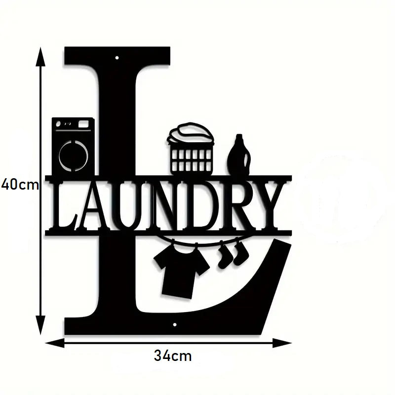 Laundry Acrylic Wall Decoration