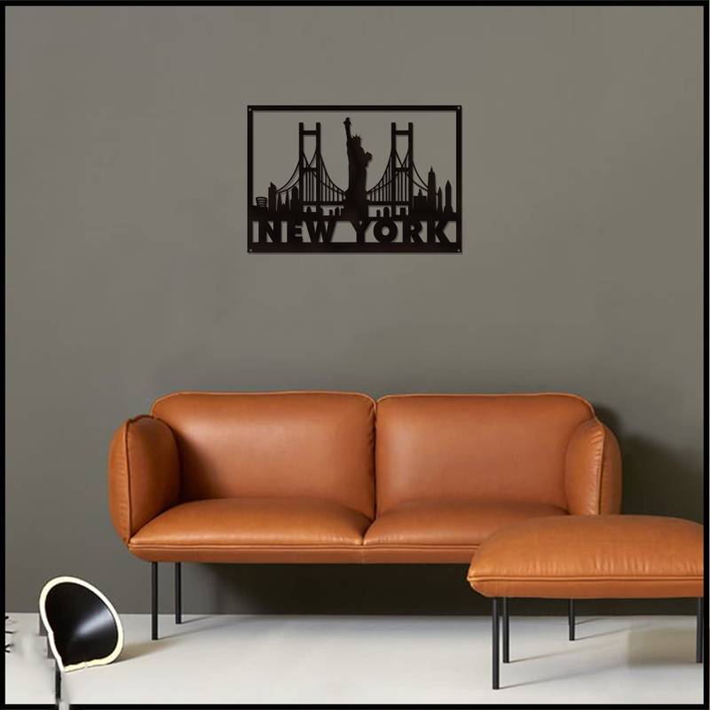 New York City Acrylic Wall Decoration Custom 3D Factory