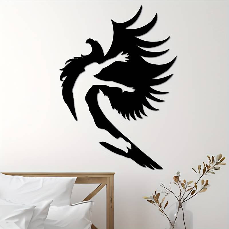 Man in Eagle Acrylic Wall Decoration Custom 3D Factory
