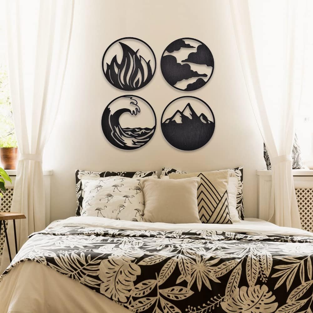 Four Elements Acrylic Wall Decoration Custom 3D Factory