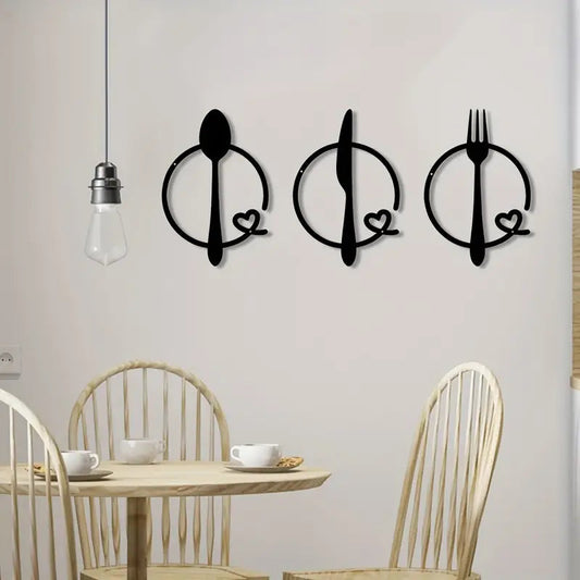 Love is Served 3-Piece Wall Decor Custom 3D Factory