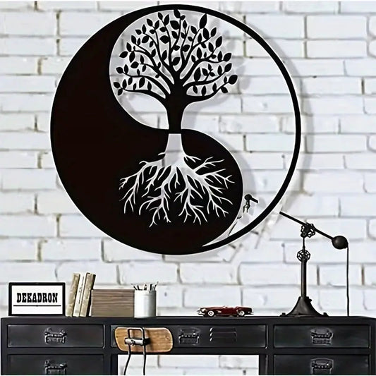Yin - Yang Tree Acrylic Wall Decoration Custom 3D Factory