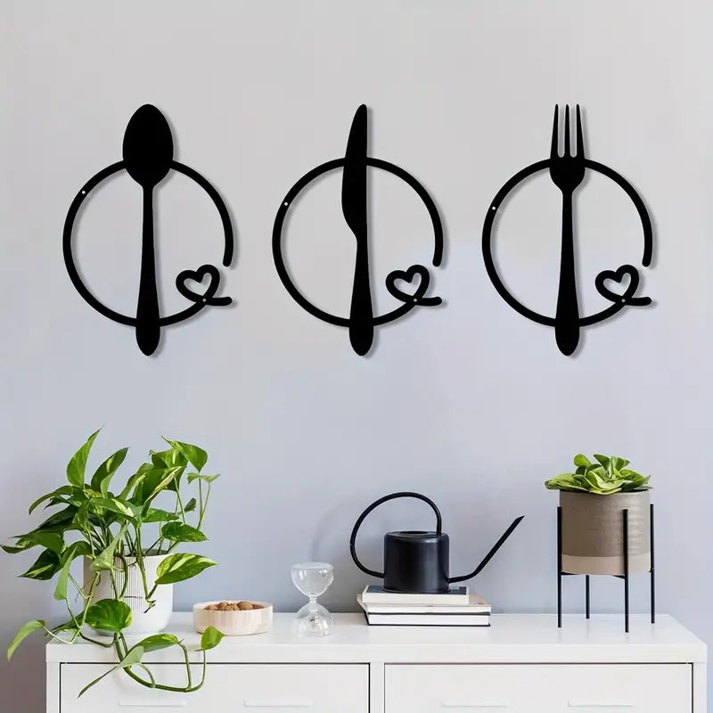 Love is Served 3-Piece Wall Decor Custom 3D Factory