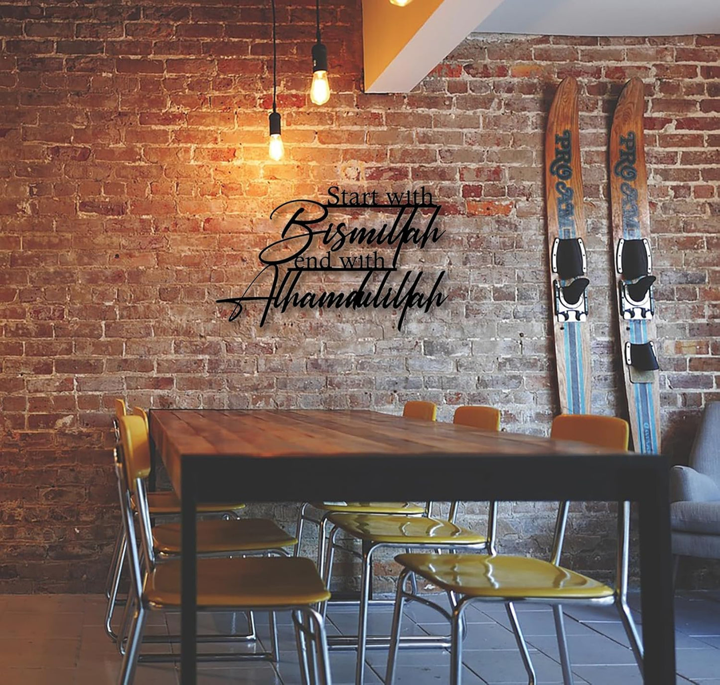 Start with Bismillah Acrylic Wall Decoration Custom 3D Factory