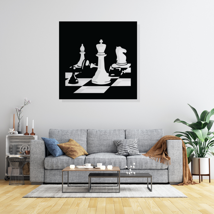 Artrooms Chess Pieces Acrylic Wall Decoration