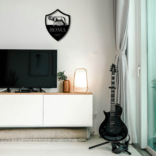 Roma FC Logo Acrylic Wall Decoration