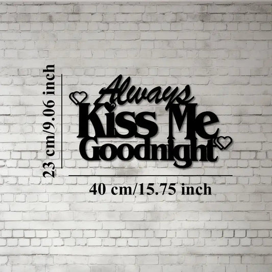 Always Kiss Me Acrylic Wall Decoration Custom 3D Factory