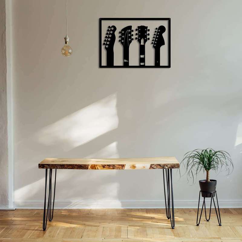 Guitars Acrylic Wall Decoration