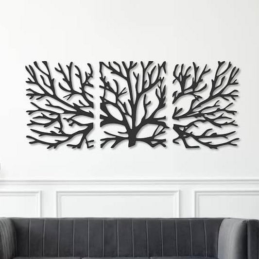 3 Piece Tree of Life Acrylic Wall Decoration Custom 3D Factory
