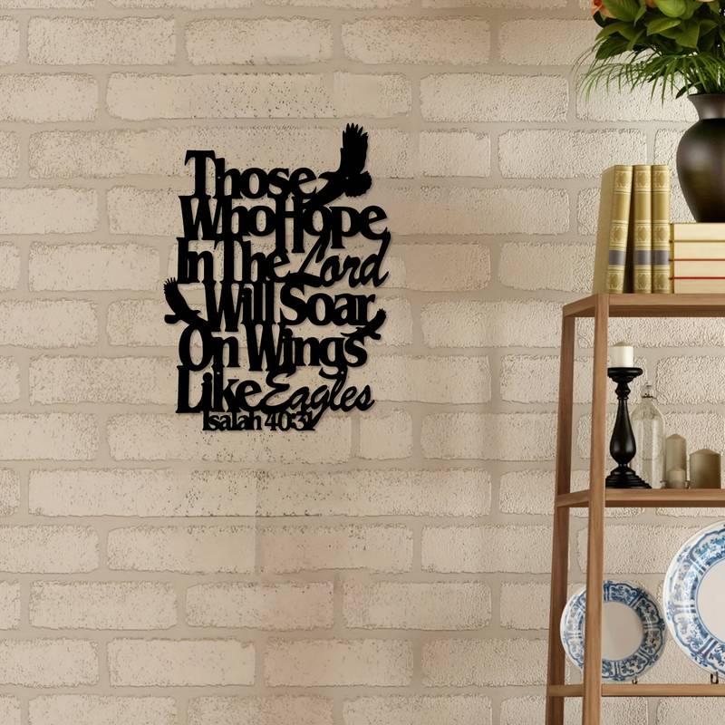 Isaiah 40:31 Acrylic Wall Decoration Custom 3D Factory