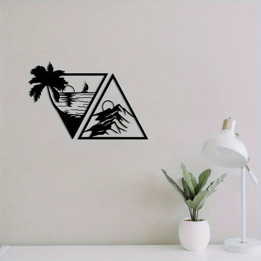 2 Piece Mountain and Sea Acrylic Wall Decoration Custom 3D Factory