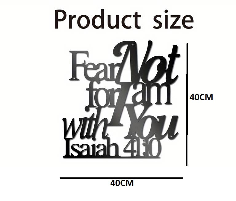 Fear Not For I Am With You Wall Decor Custom3D Factory