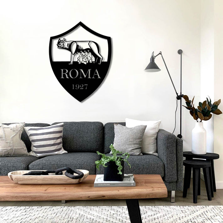 Roma FC Logo Acrylic Wall Decoration