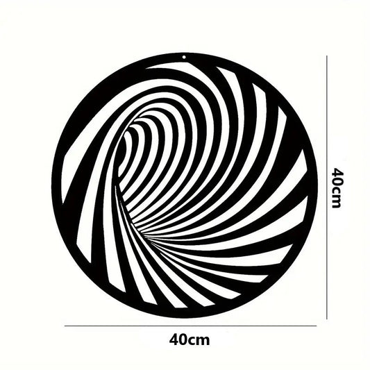 Abstract Swirl Acrylic Wall Decoration Custom 3D Factory