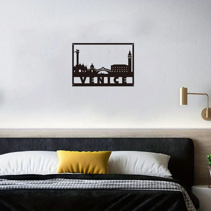 Venetian City Acrylic Wall Decoration Custom 3D Factory