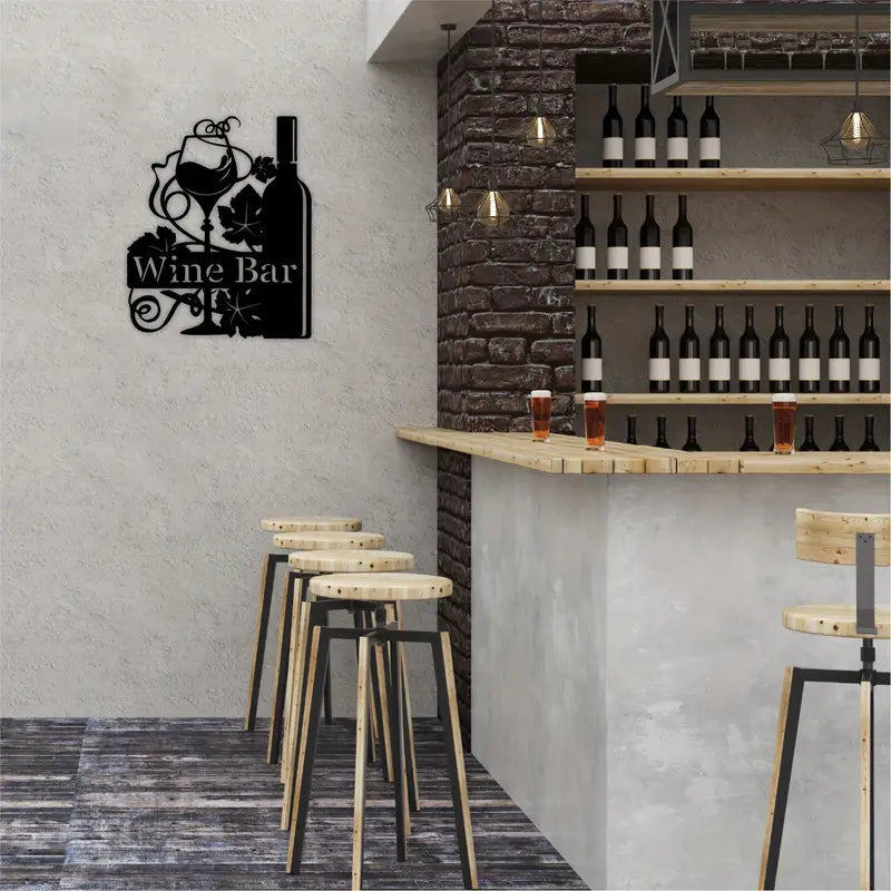 Wine Bar Acrylic Wall Decoration – Custom3D Factory