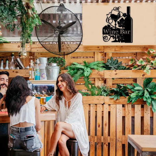 Wine Bar Acrylic Wall Decoration Custom 3D Factory