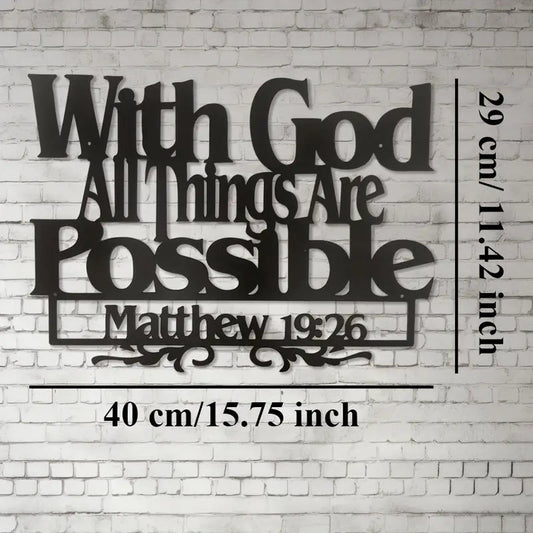With God Acrylic Wall Decoration Custom 3D Factory