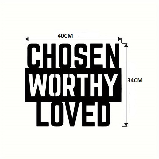 Chosen, Worthy, Loved Acrylic Wall Decor Custom3D Factory