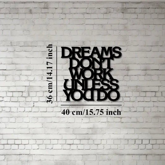 Dreams Acrylic Wall Decoration Custom 3D Factory