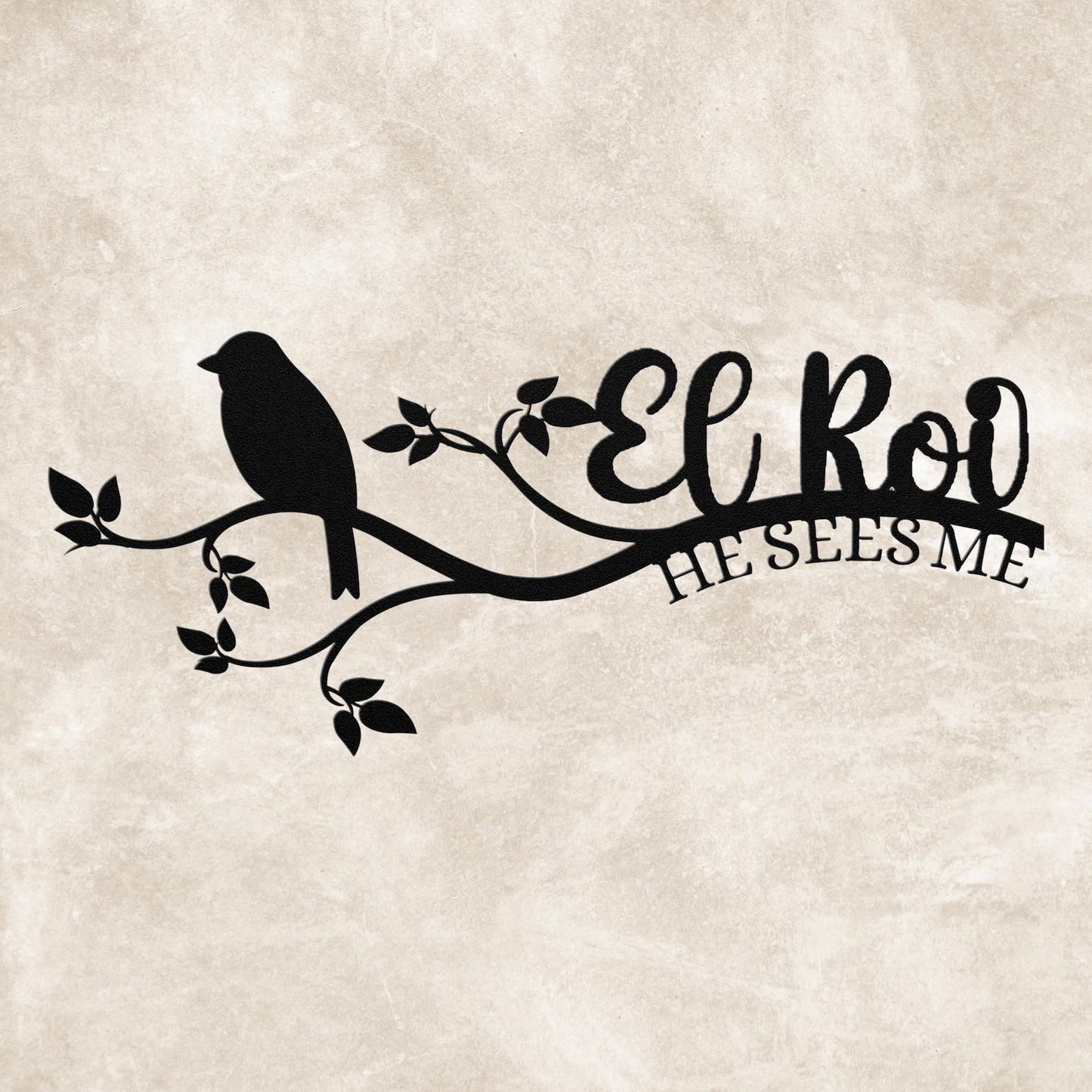 El-Roi: The God Who Sees Me Acrylic Wall Decoration Custom 3D Factory