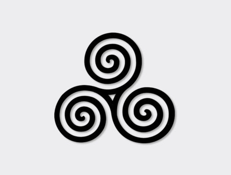 Abstract Swirl Acrylic Wall Decoration