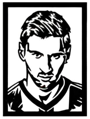 Messi Acrylic Wall Decoration