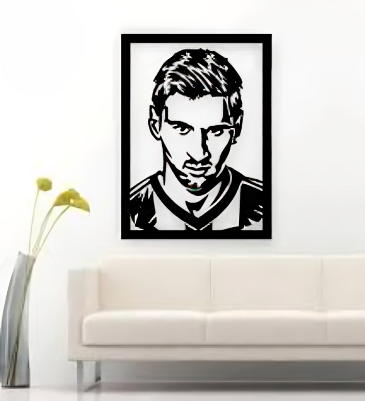 Messi Acrylic Wall Decoration
