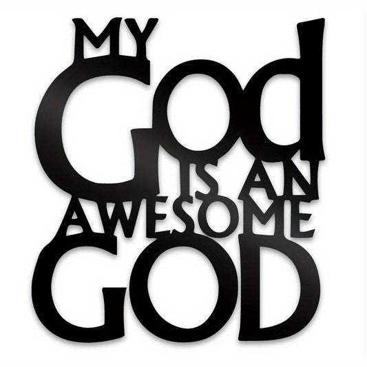 Awesome God Acrylic Wall Decoration Custom 3D Factory