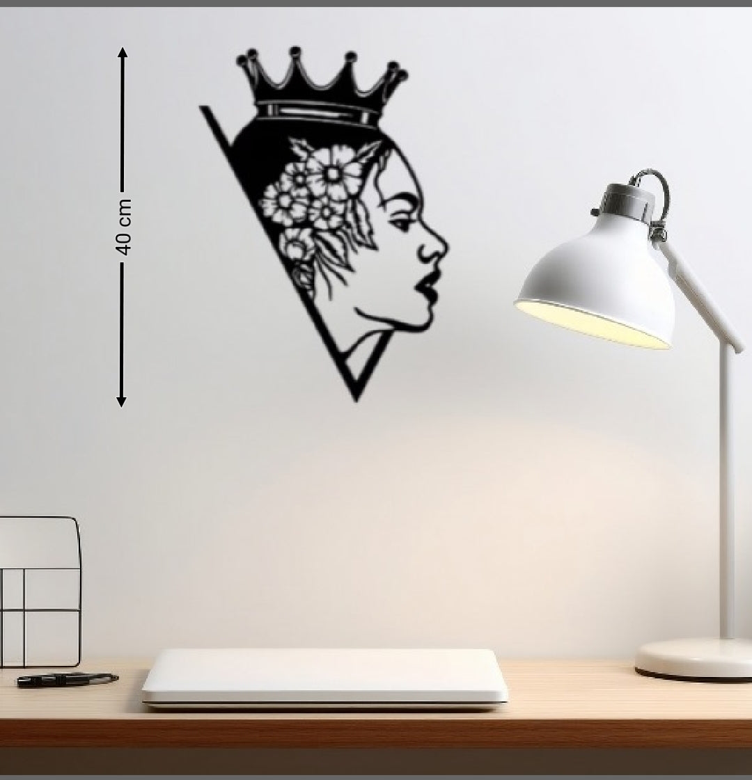 Queen Acrylic Wall Decoration Custom 3D Factory