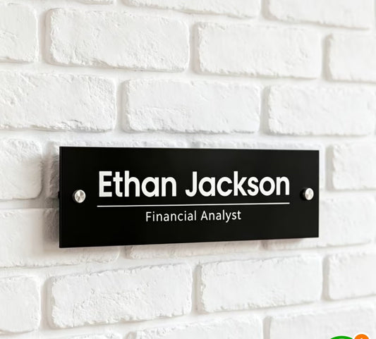 Double-Layered Office Name Signage Custom3D Factory