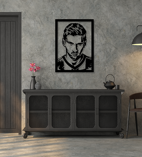 Messi Acrylic Wall Decoration