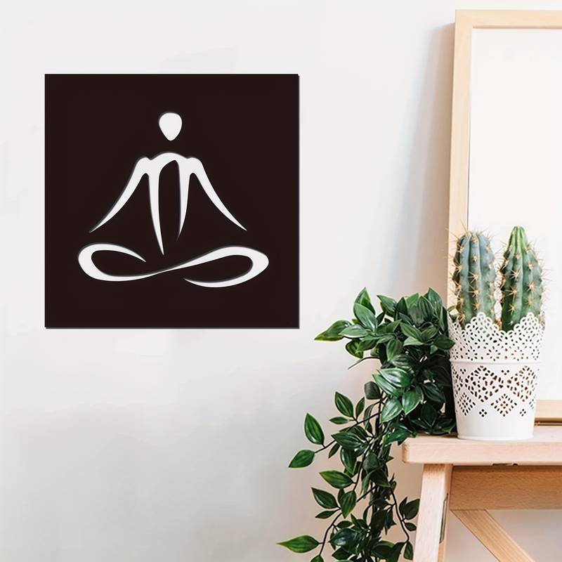 Meditate Acrylic Wall Decoration