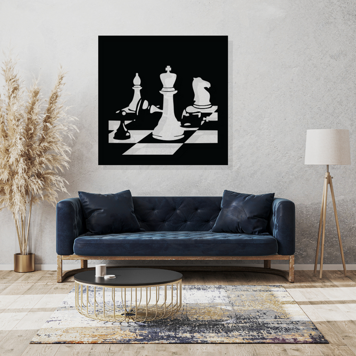 Artrooms Chess Pieces Acrylic Wall Decoration