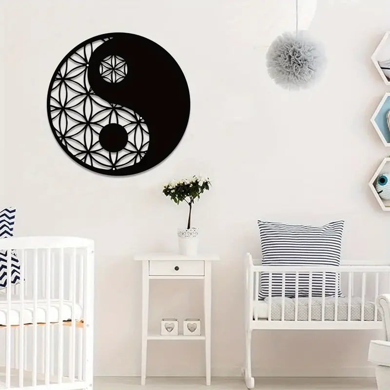 Yin - Yang Acrylic Wall Decoration