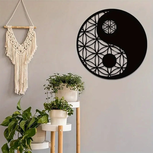 Yin - Yang Acrylic Wall Decoration