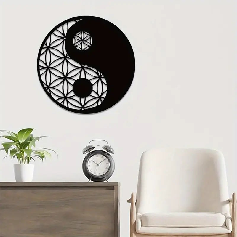 Yin - Yang Acrylic Wall Decoration