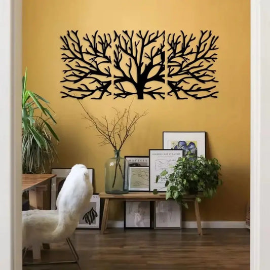 3 Piece Tree of Life Acrylic Wall Decoration