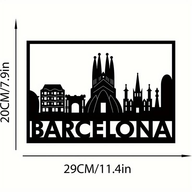 Barcelona City Acrylic Wall Decoration