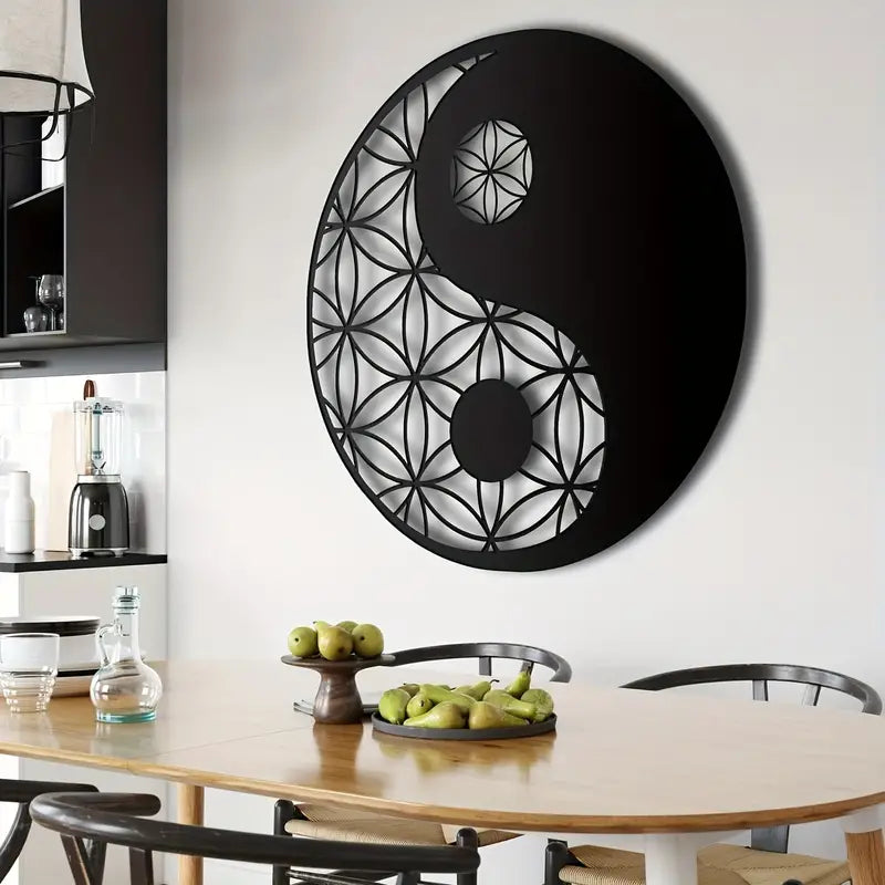 Yin - Yang Acrylic Wall Decoration