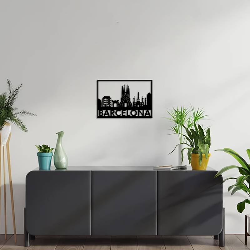 Barcelona City Acrylic Wall Decoration