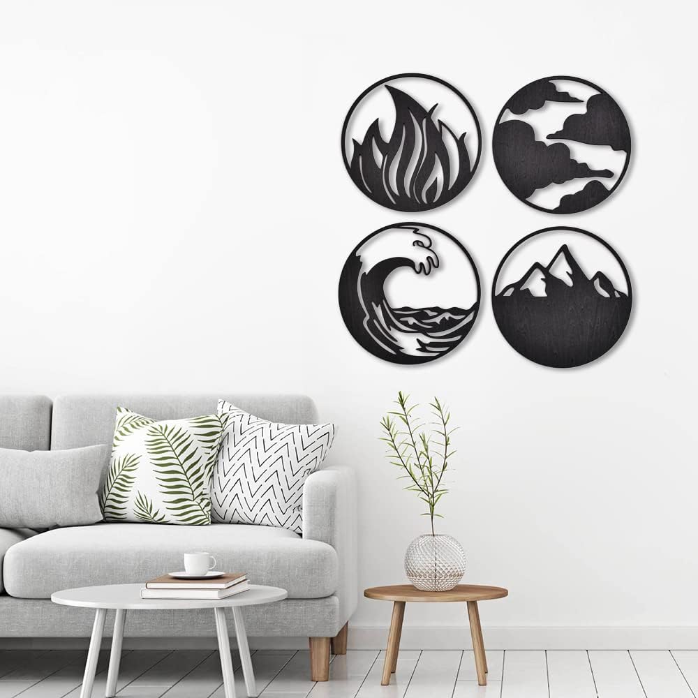 Four Elements Acrylic Wall Decoration