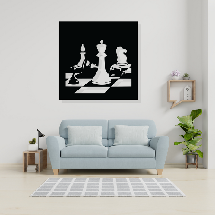 Artrooms Chess Pieces Acrylic Wall Decoration