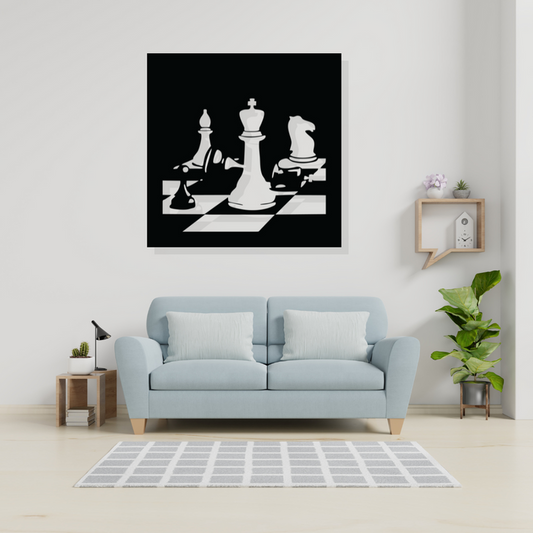 Artrooms Chess Pieces Acrylic Wall Decoration