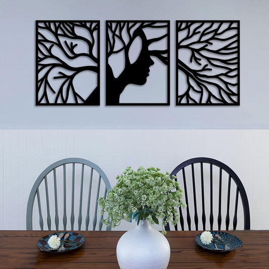 Facial Tree Acrylic Wall Decoration