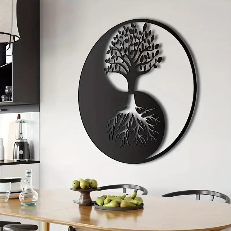 Yin - Yang Tree Acrylic Wall Decoration