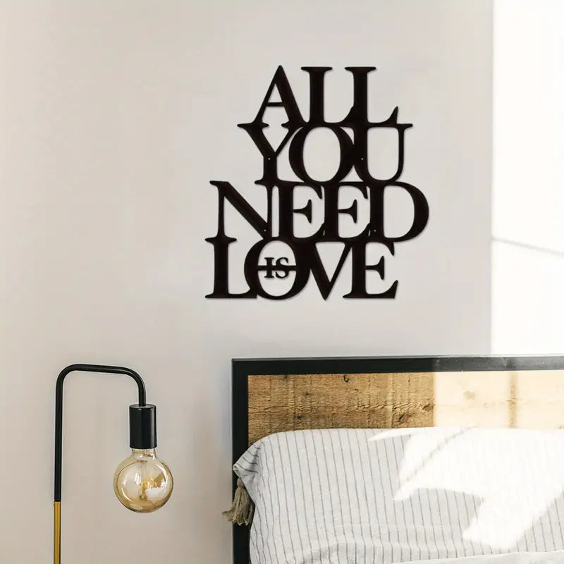 All You Need Is Love Acrylic Wall Decoration